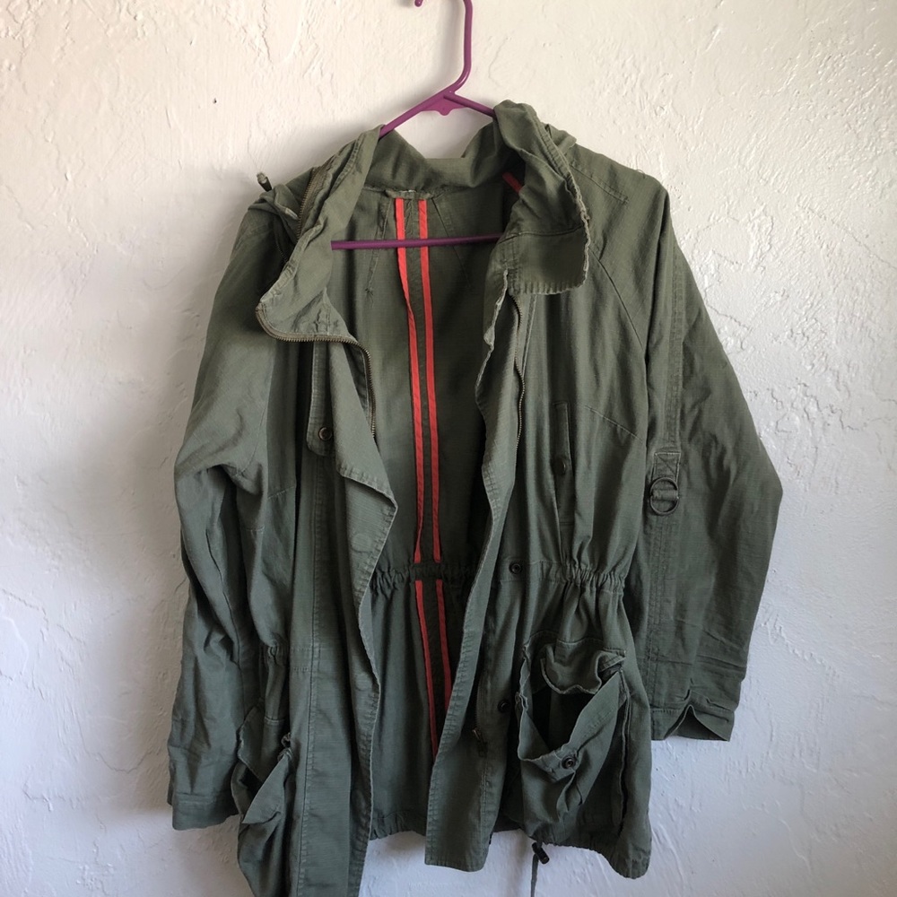 Army Green Military Jacket